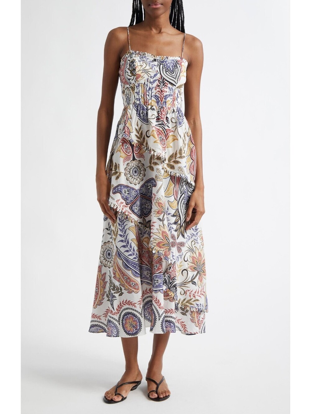 FARM RIO Midi Dres Size Medium New with tag